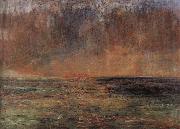 James Ensor Large Seascape-Sunset oil